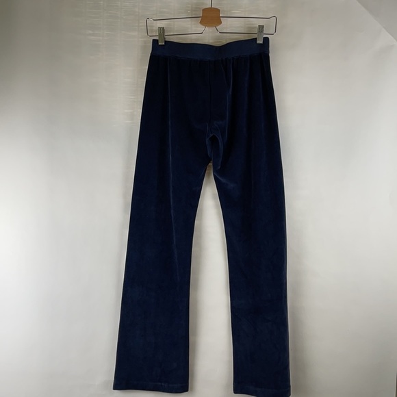 ❤️5/$25 NWOT KATE SPADE Broome Dark Navy Velour Sweatpants - Picture 6 of 8